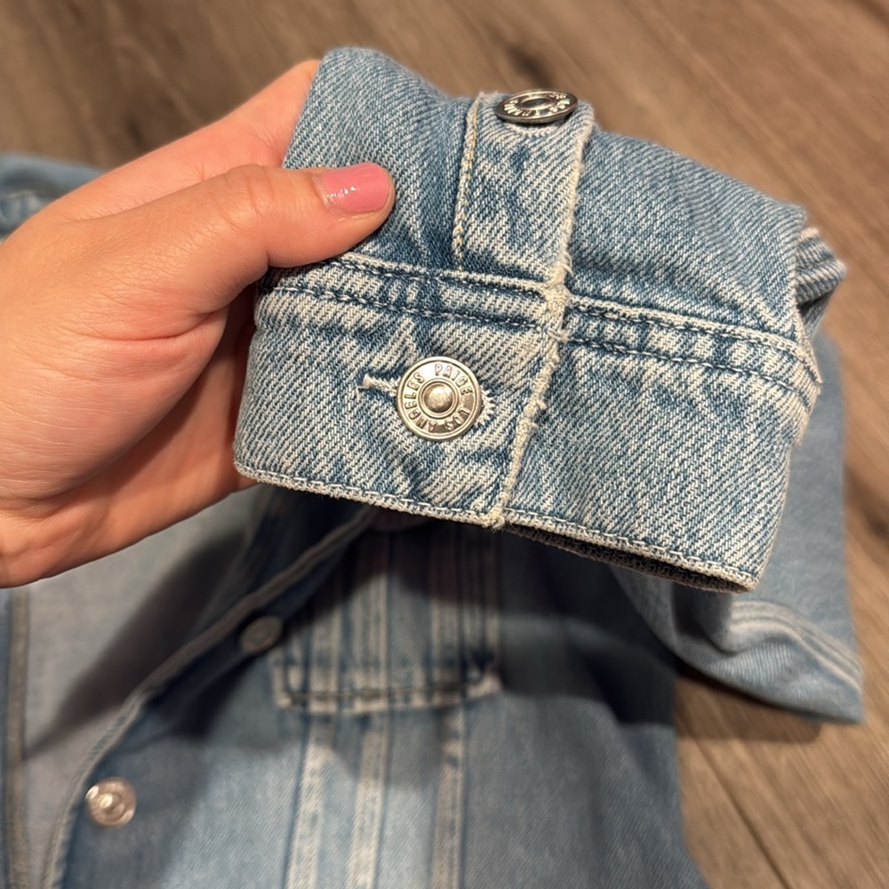 PAIGE DENIM JACKET LARGE - Picture 6 of 8